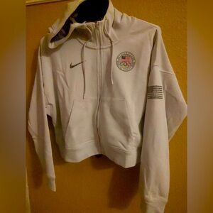 RARE! 2020. Nike USA Paralympic Womens fleece , full zip